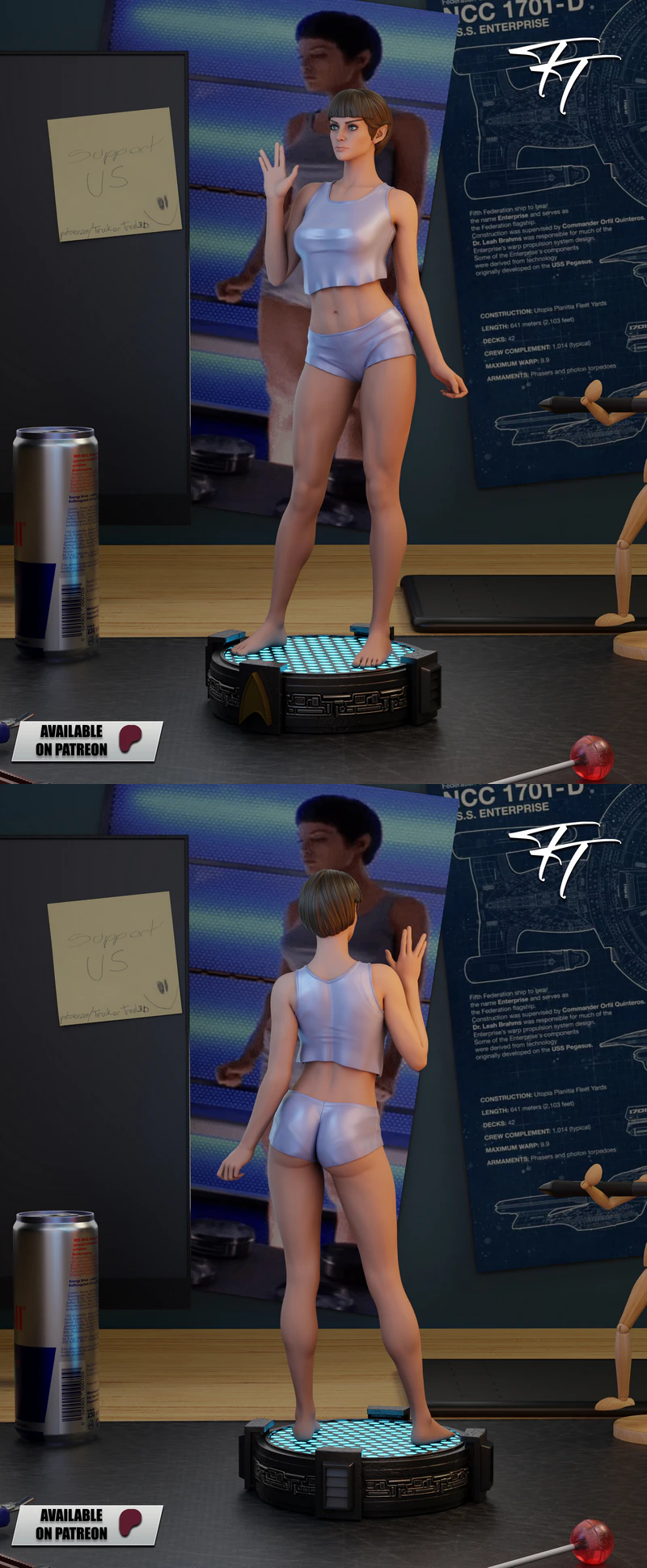 TPol Star Trek 3D Printable STL Figure STL model for 3D printing