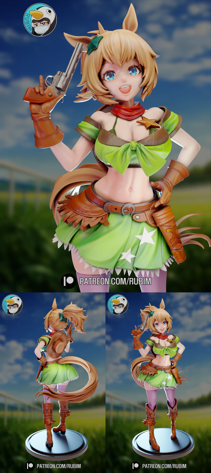 Taiki Shuttle – Umamusume STL model for 3D printing