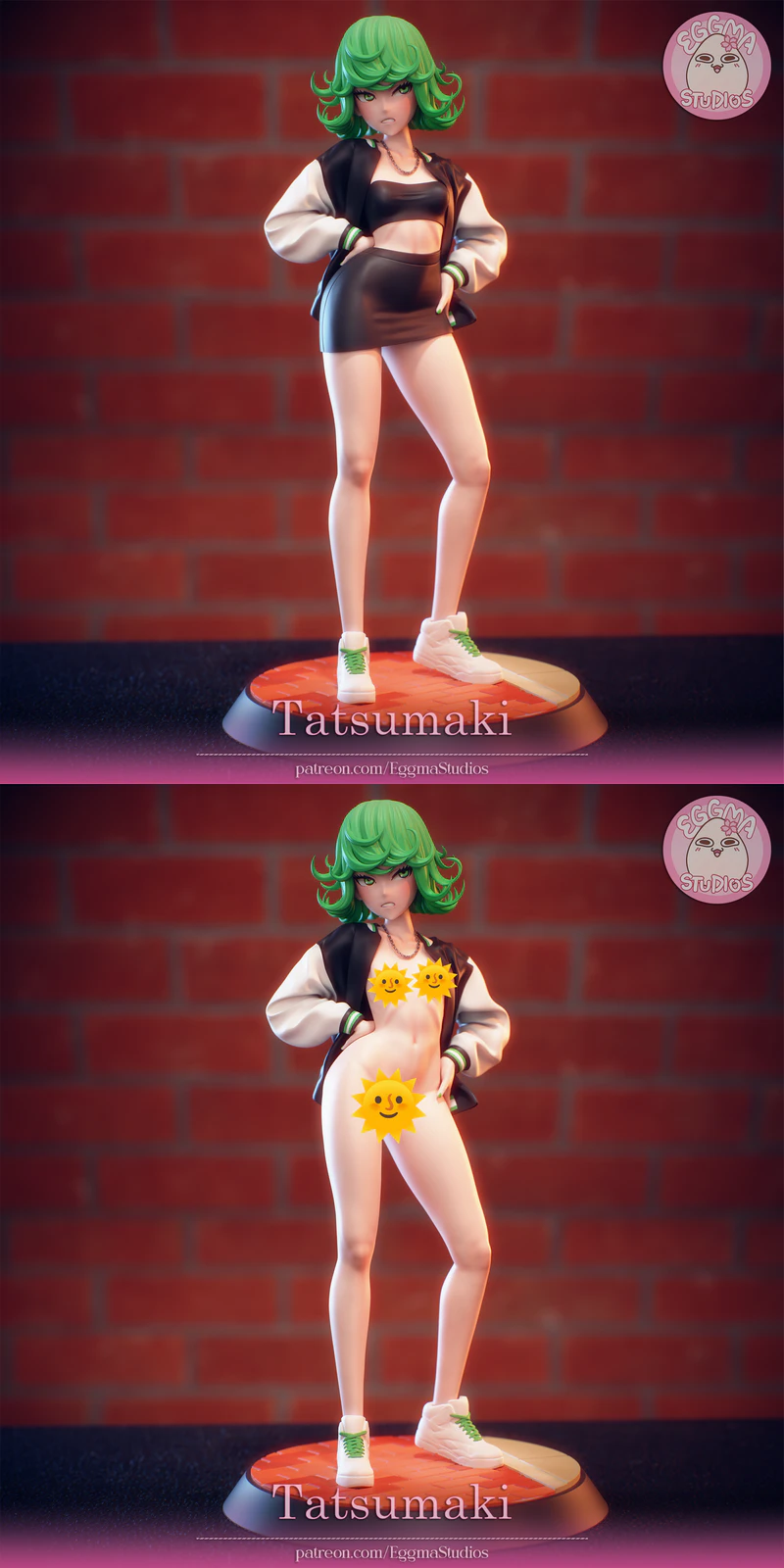 Tatsumaki 3D Printable Miniature STL File STL model for 3D printing