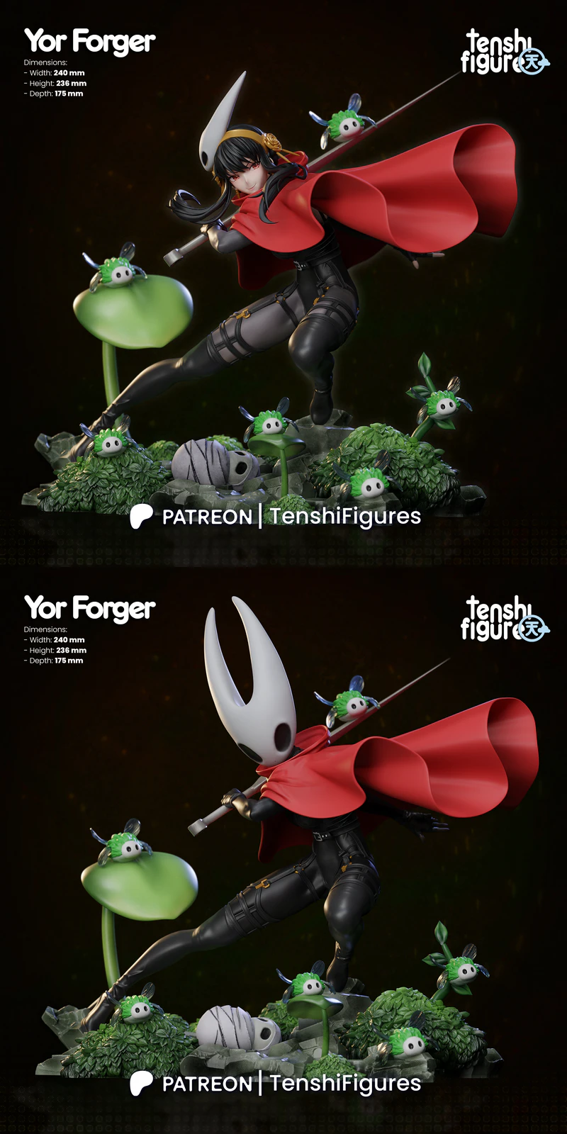 Spy x Family – Yor Forger (Hornet) 3D Printable STL Model STL model for 3D printing