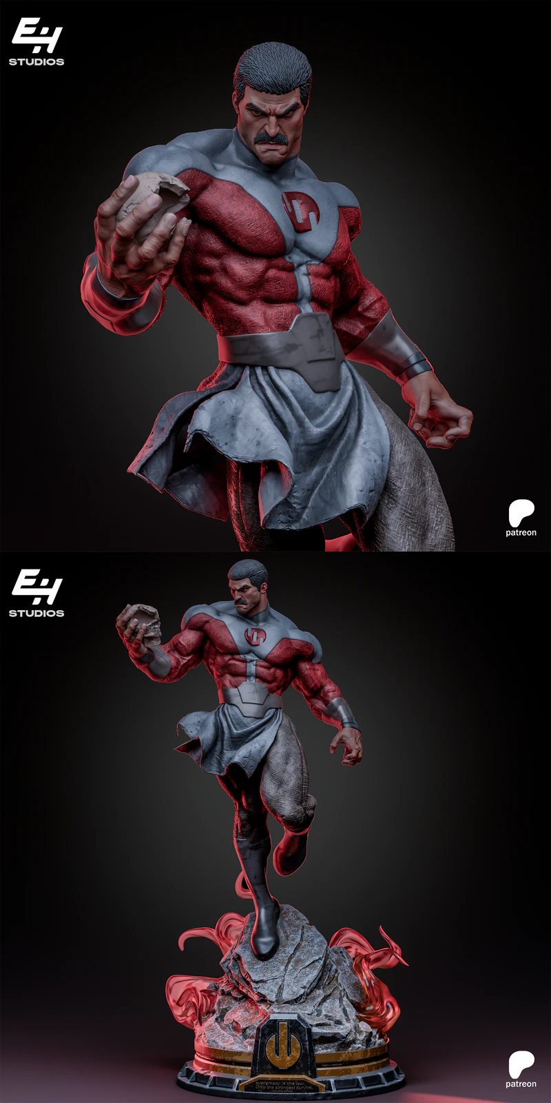 Thargg STL model for 3D printing