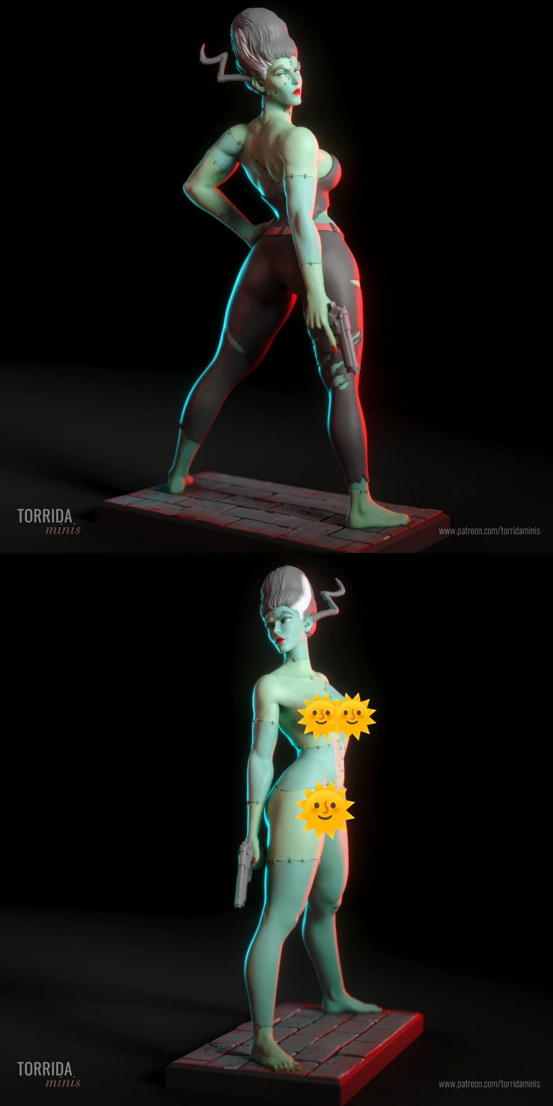 Elegant Bride 3D Printable STL for Resin Printing STL model for 3D printing