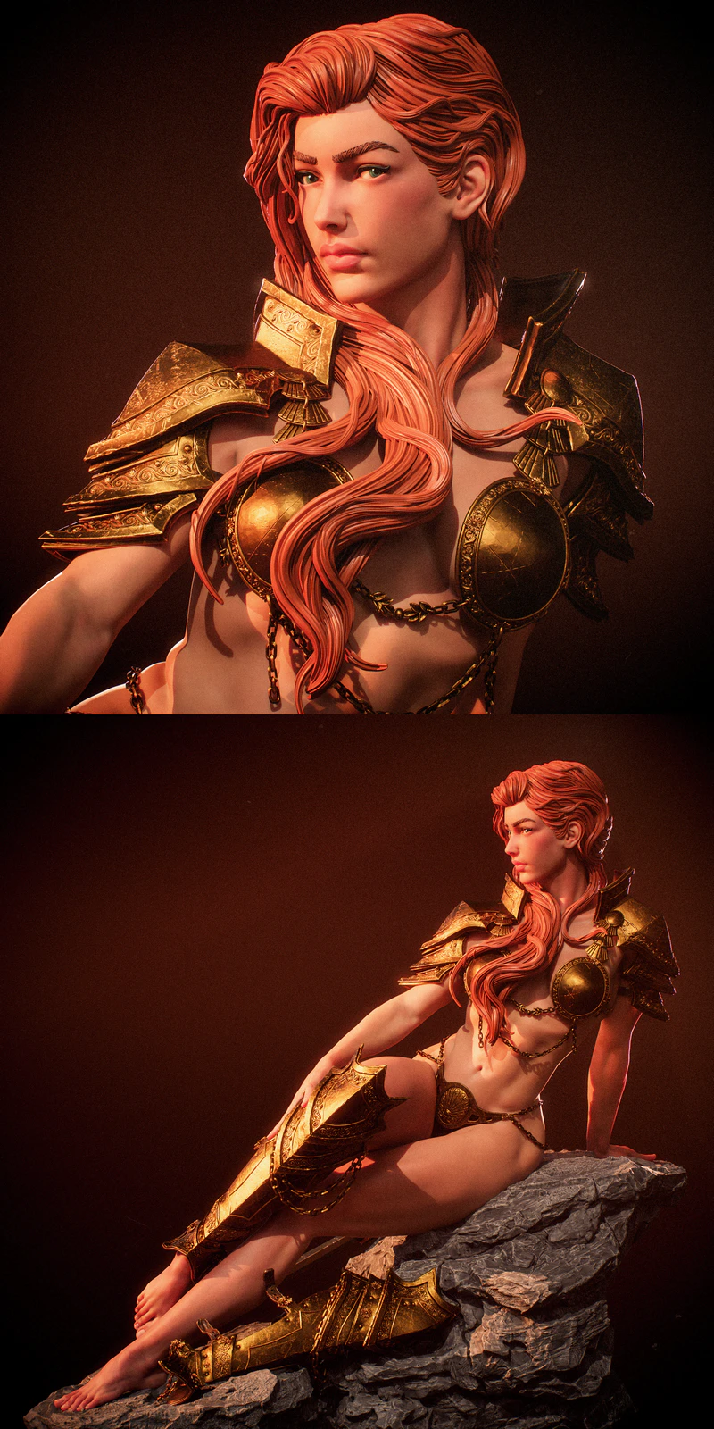 The Ember Queen STL model for 3D printing