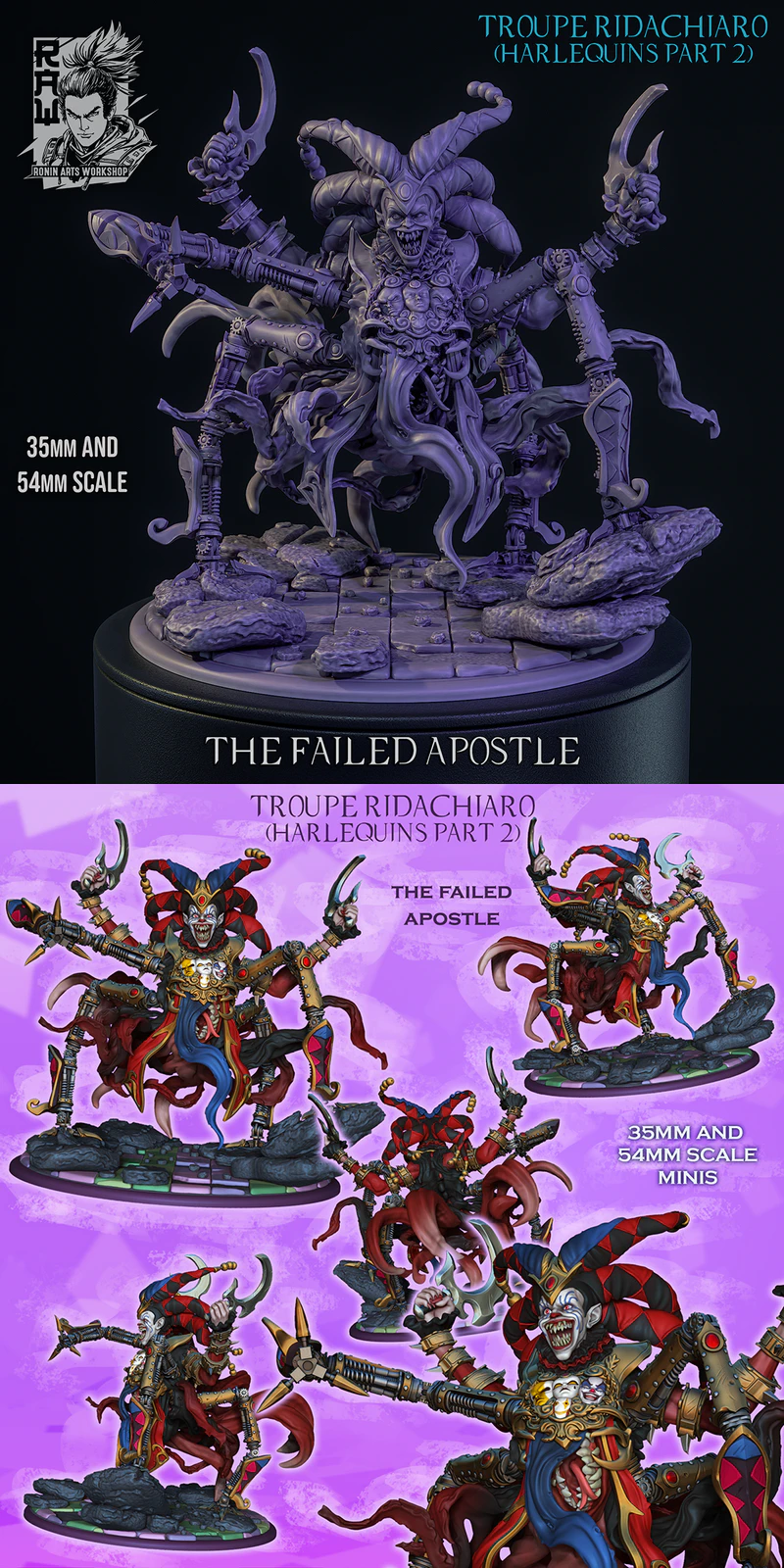 The Failed Apostle STL model for 3D printing