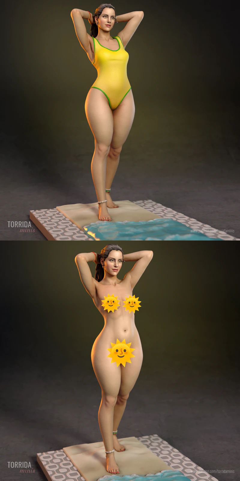 The Girl from Ipanema STL model for 3D printing
