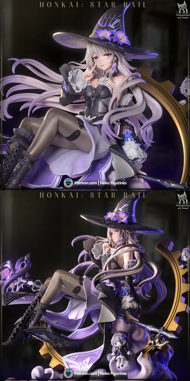 Herta Honkai Star Rail 3D Printable STL Figure STL model for 3D printing