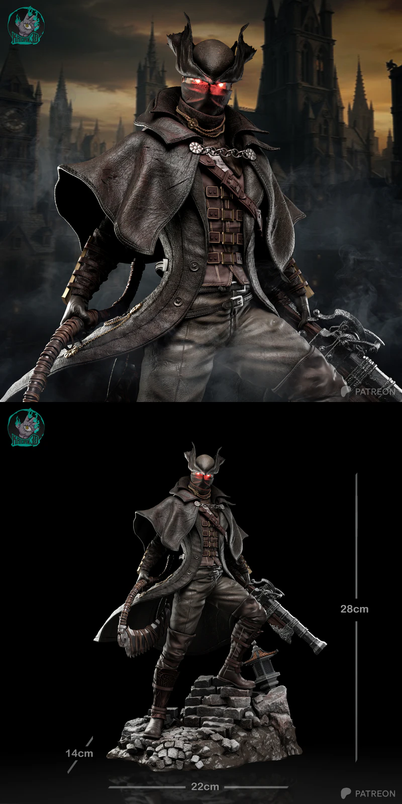 Hunter STL Figure for 3D Printing STL model for 3D printing