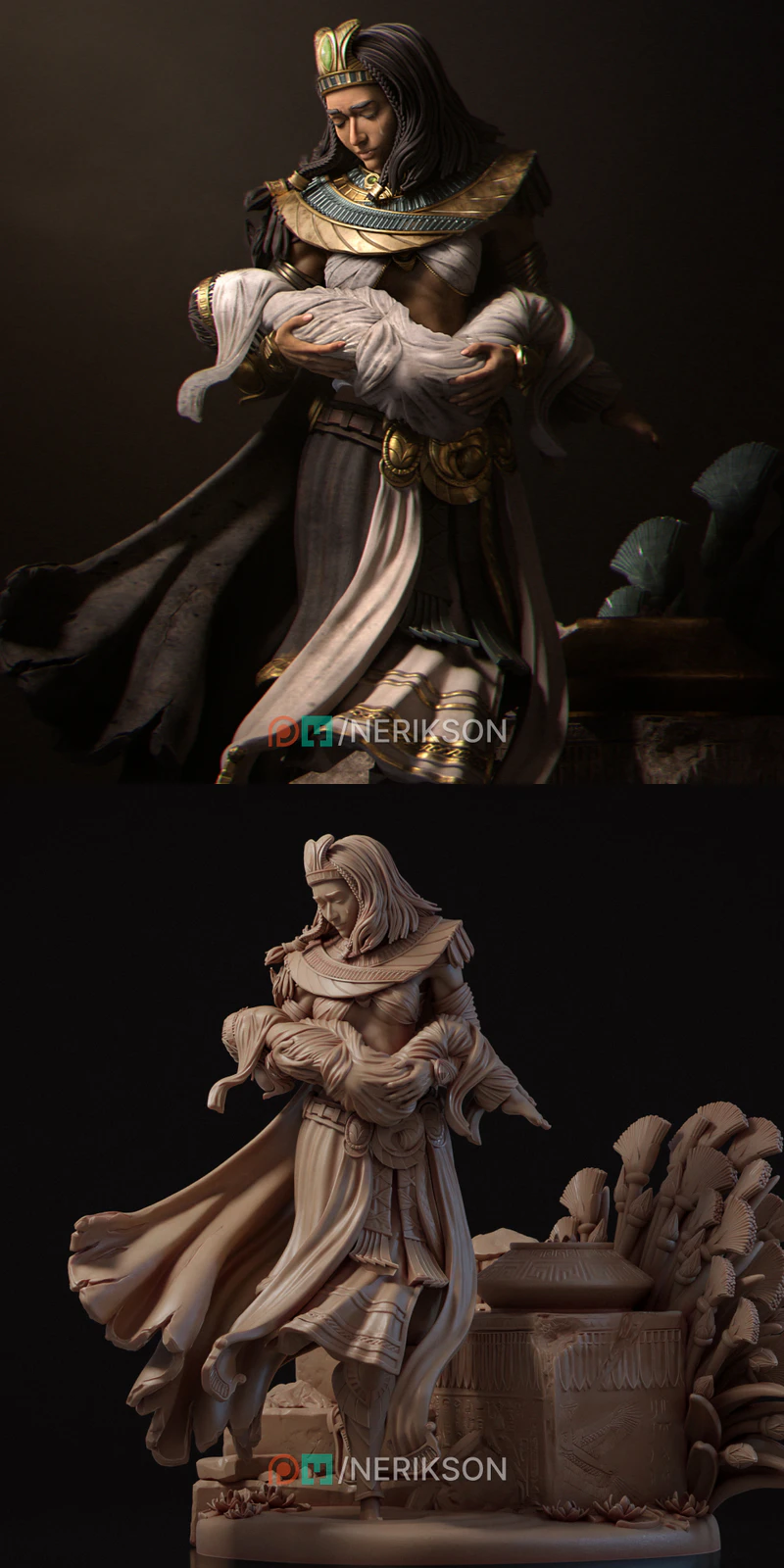 The Lost Guardian STL model for 3D printing