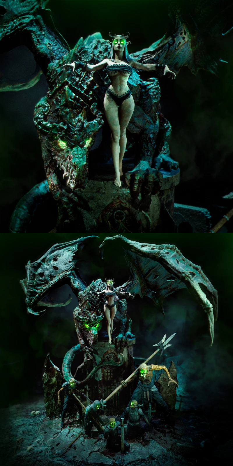 The Necromancer STL model for 3D printing