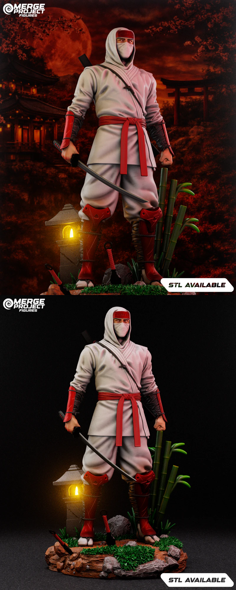 The Revenge of Shinobi – Joe Musashi STL model for 3D printing