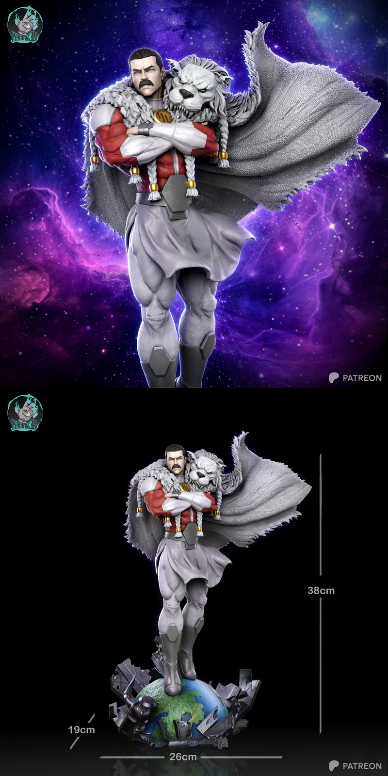 Thragg STL model for 3D printing