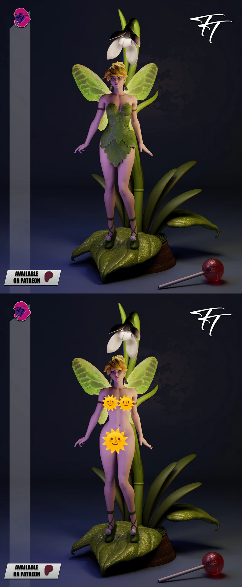 Tinker Bell 3D Printable STL Model STL model for 3D printing