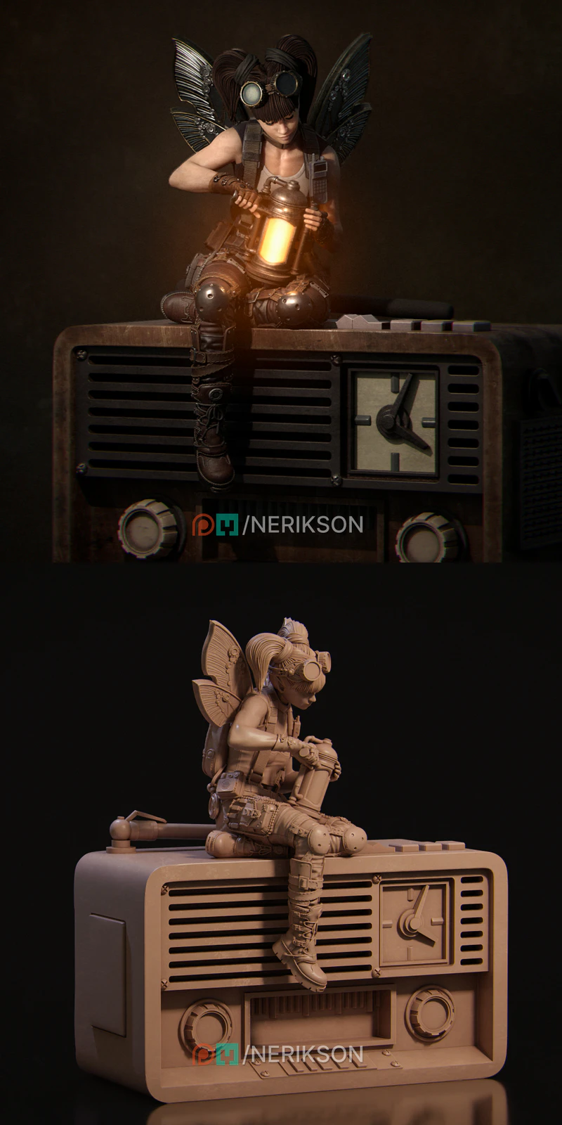 Tinker Fairy Standalone STL Figure for 3D Printer STL model for 3D printing