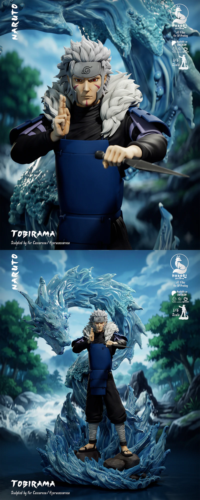 Tobirama Senju STL model for 3D printing