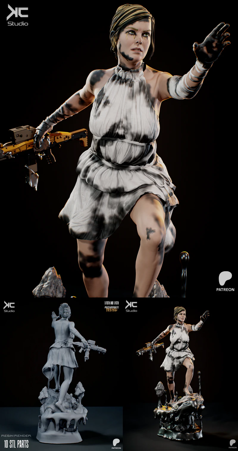 Tomorrow – Death Stranding 2 3D Printable Bust STL File STL model for 3D printing