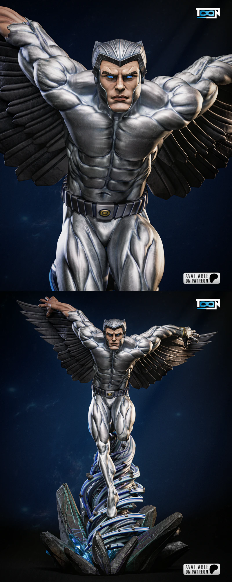 Silverhawk STL 3D Printable Miniature STL model for 3D printing