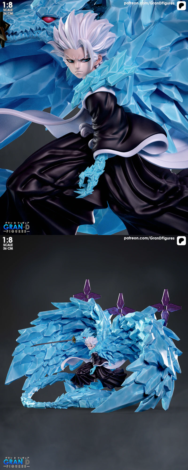 Toshiro – Bleach STL model for 3D printing