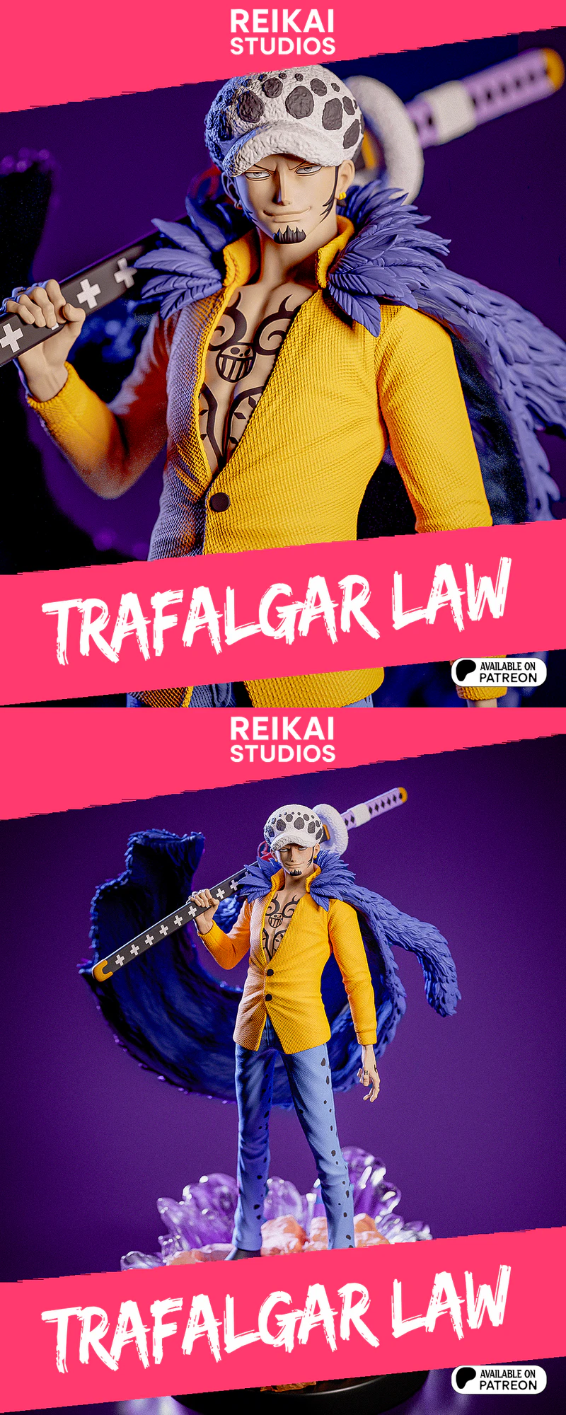 Trafalgar D. Water Law STL model for 3D printing