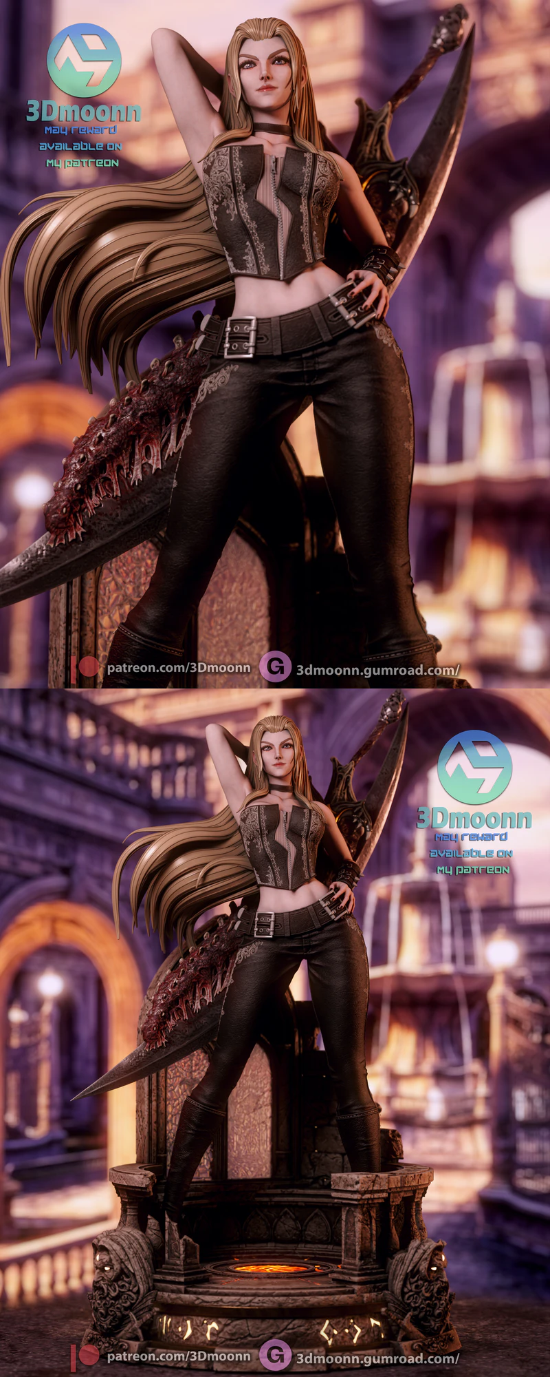 Trish – Devil May Cry STL model for 3D printing