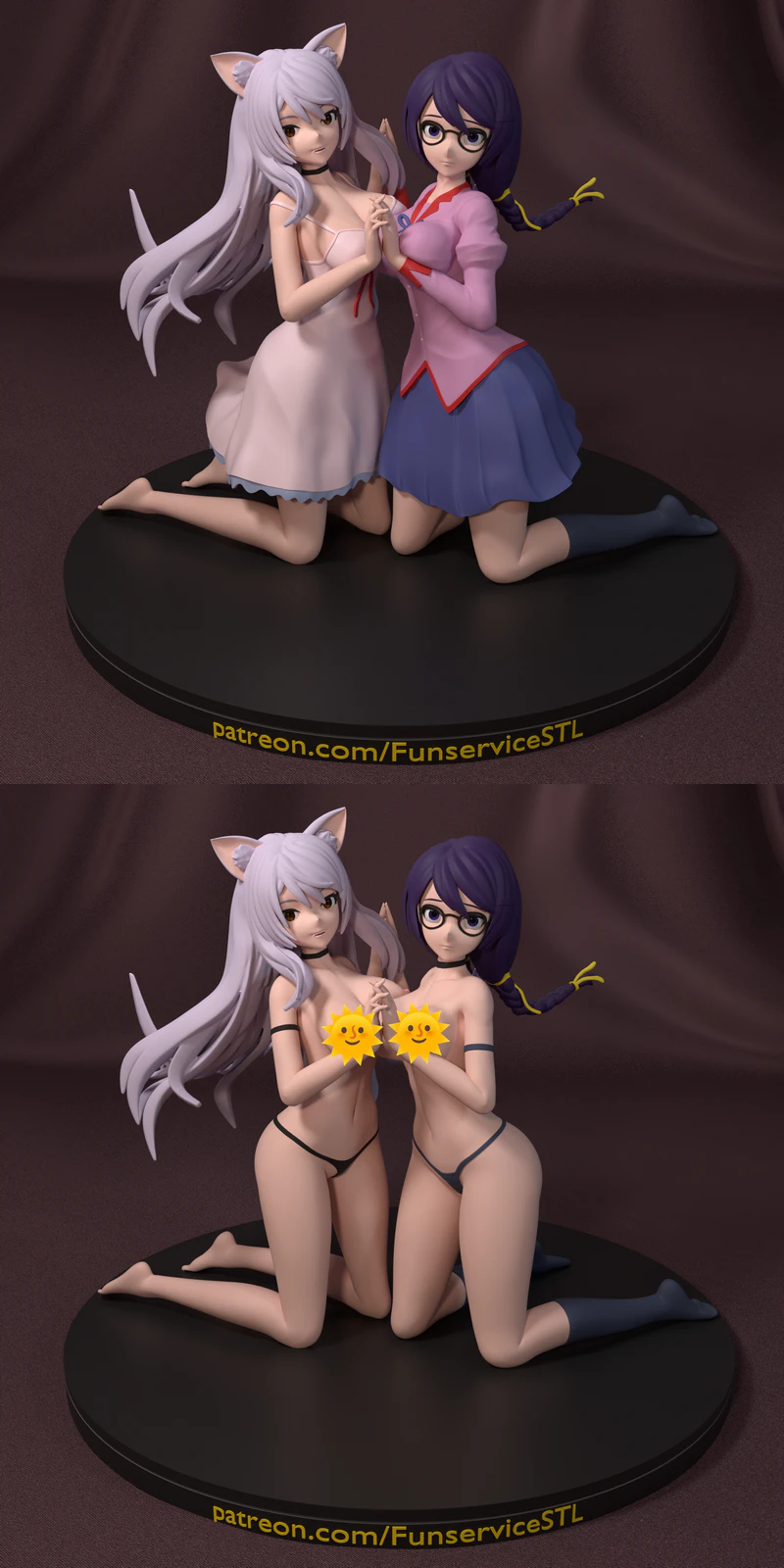Tsubasa Hanekawa from Monogatari 3D Printable STL Figure STL model for 3D printing