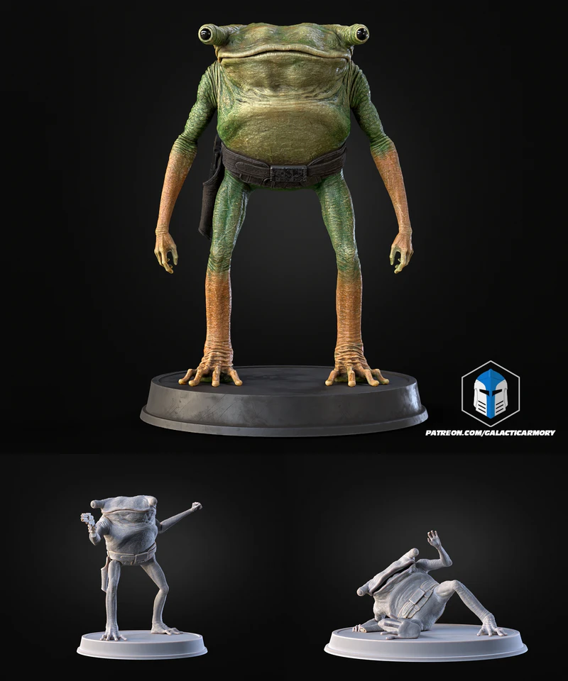 Turgle Fantasy Miniature STL File for 3D Printing STL model for 3D printing