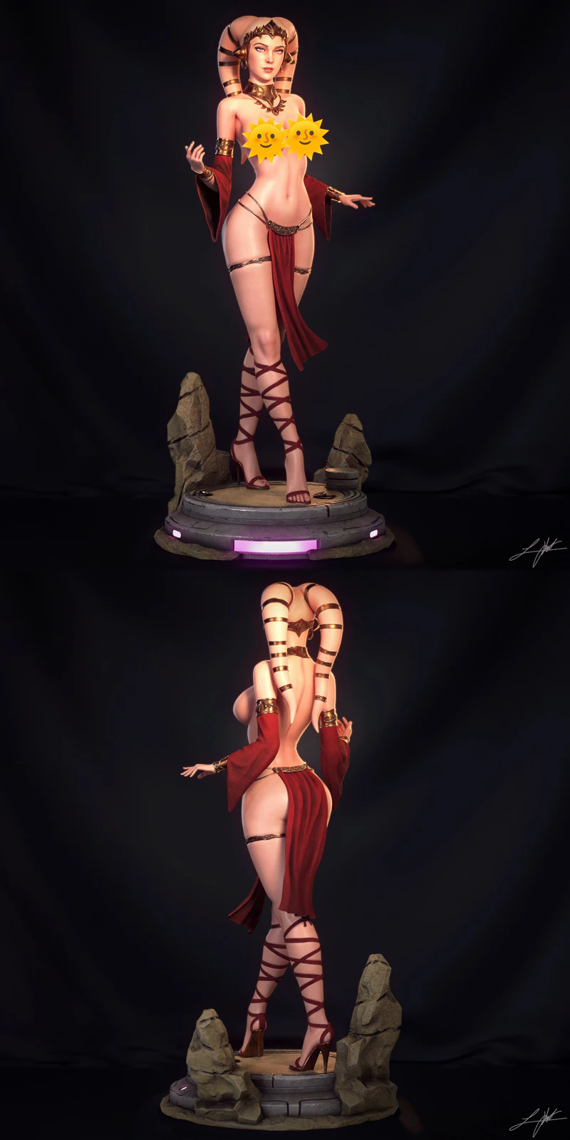 Twilek Hostess Extra 3D Printable Figure STL Model STL model for 3D printing