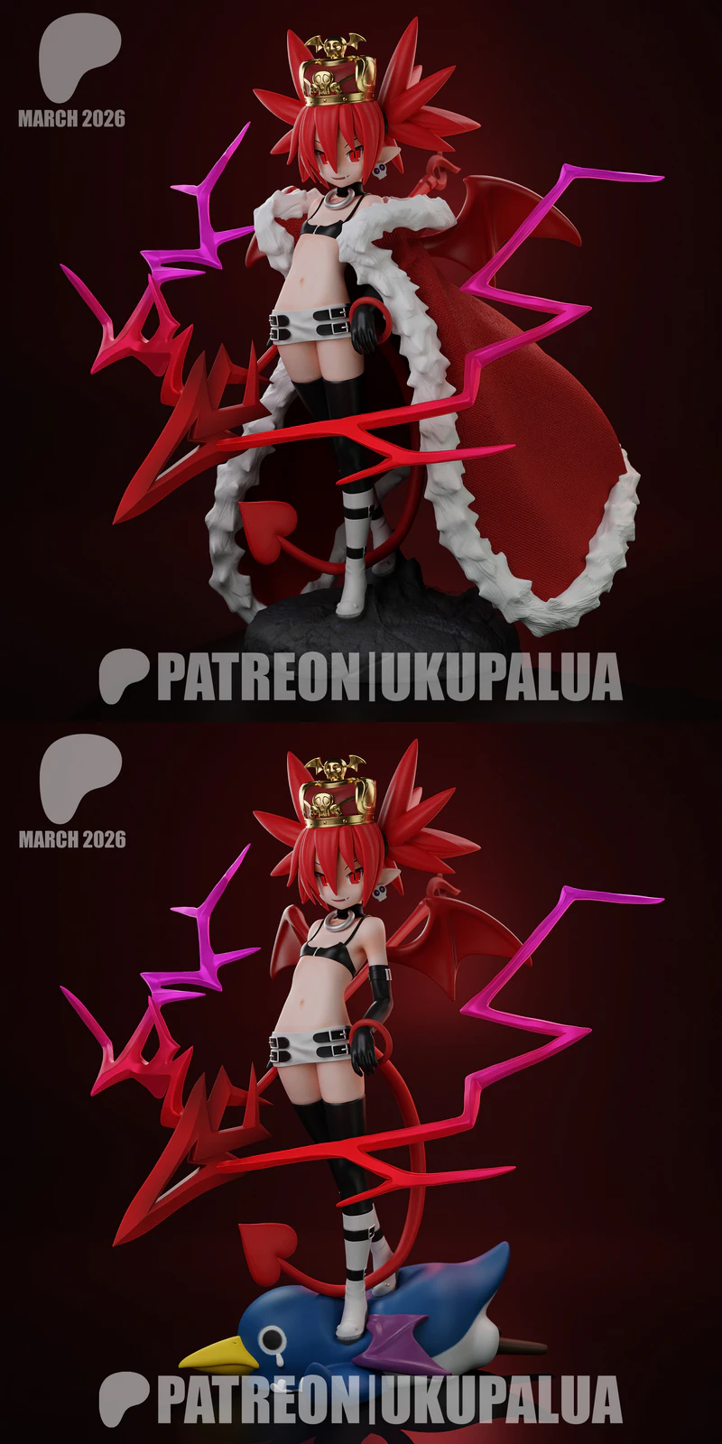 Disgaea – Etna STL model for 3D printing