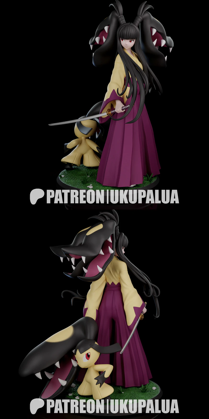 Mawile and Mega Mawile STL model for 3D printing