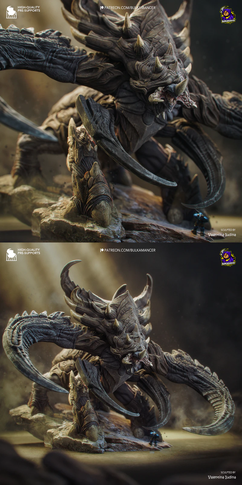 Ultralisk – Starcraft II STL model for 3D printing