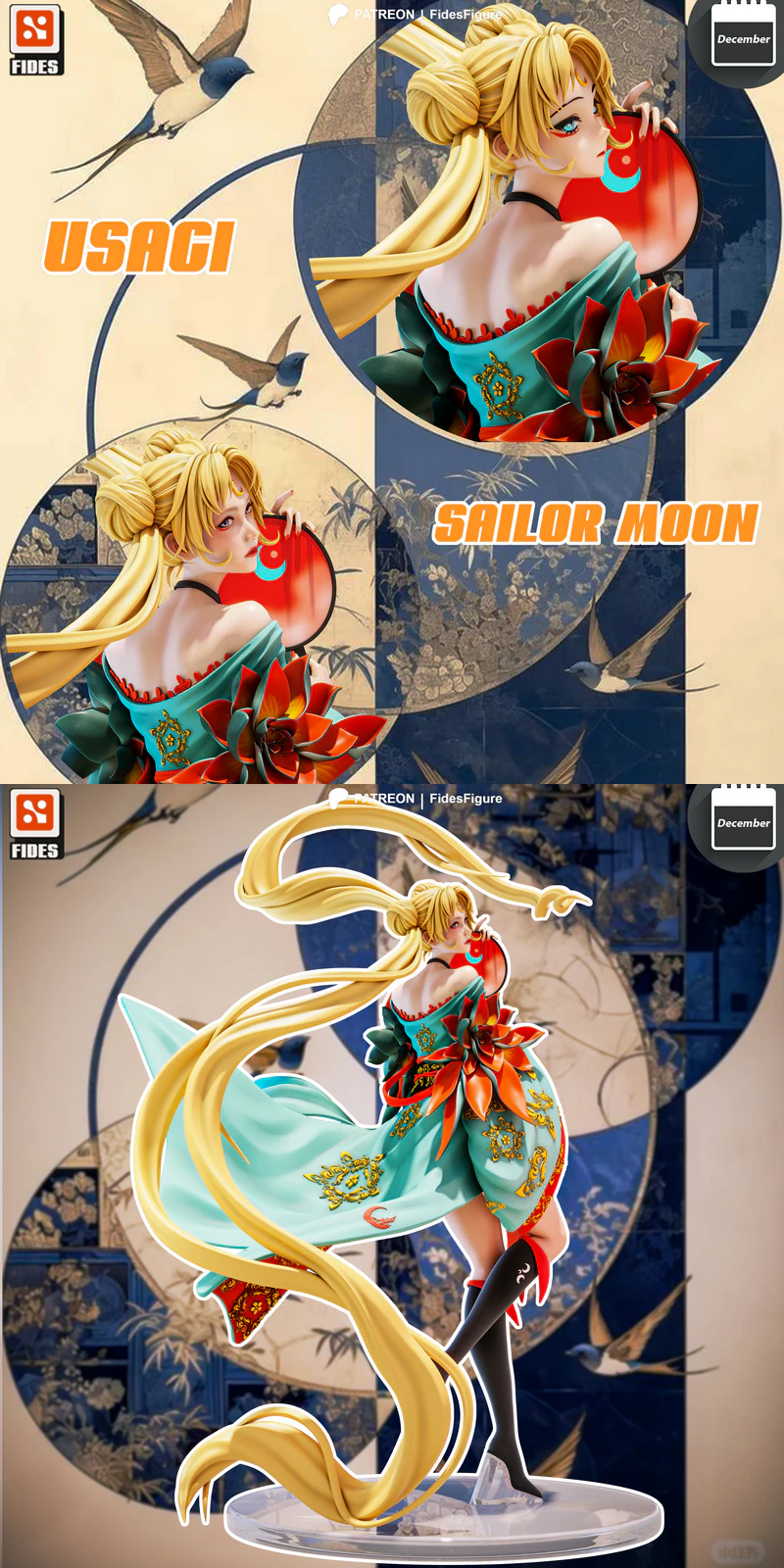 Usagi Sailor Moon 3D Printable Figure STL File STL model for 3D printing