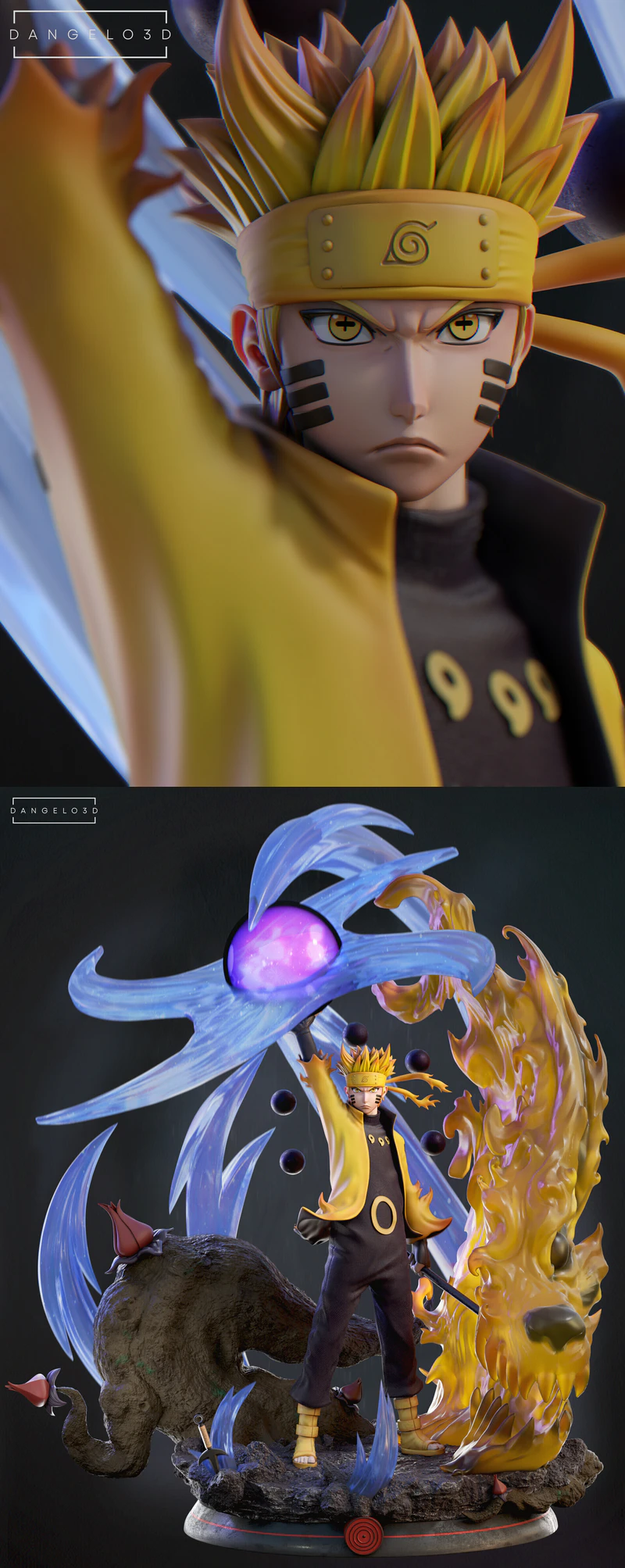 Naruto Uzumaki 3D Printable STL File STL model for 3D printing