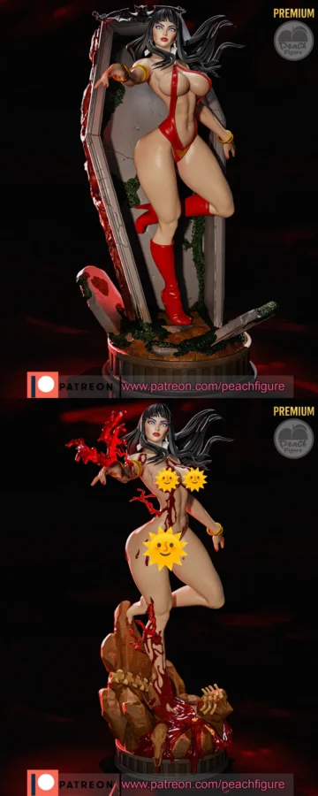 VAMPIRELLA STL model for 3D printing