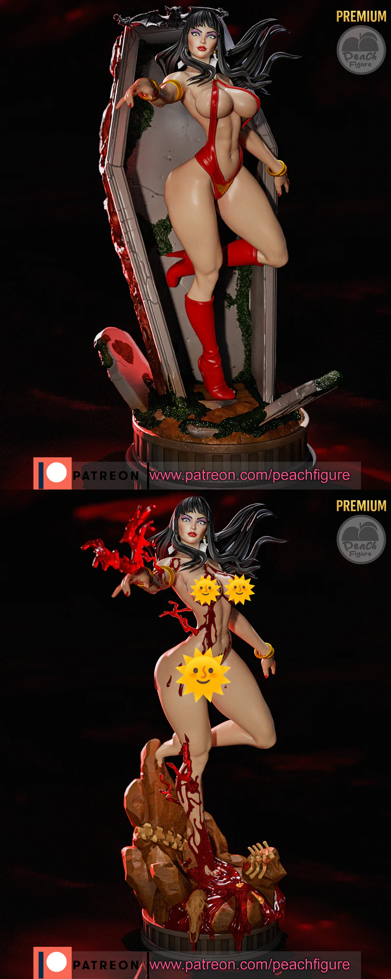VAMPIRELLA STL model for 3D printing