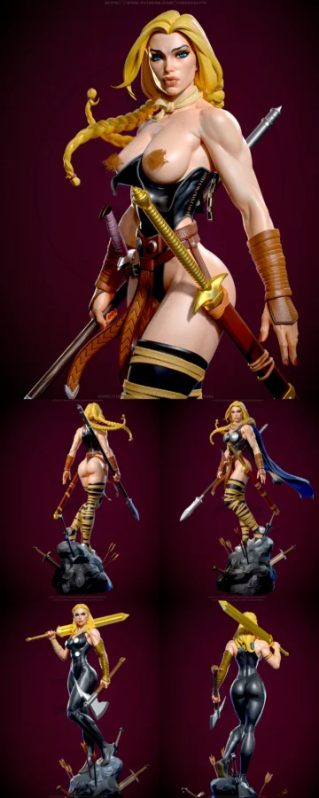 Valkyrie STL model for 3D printing