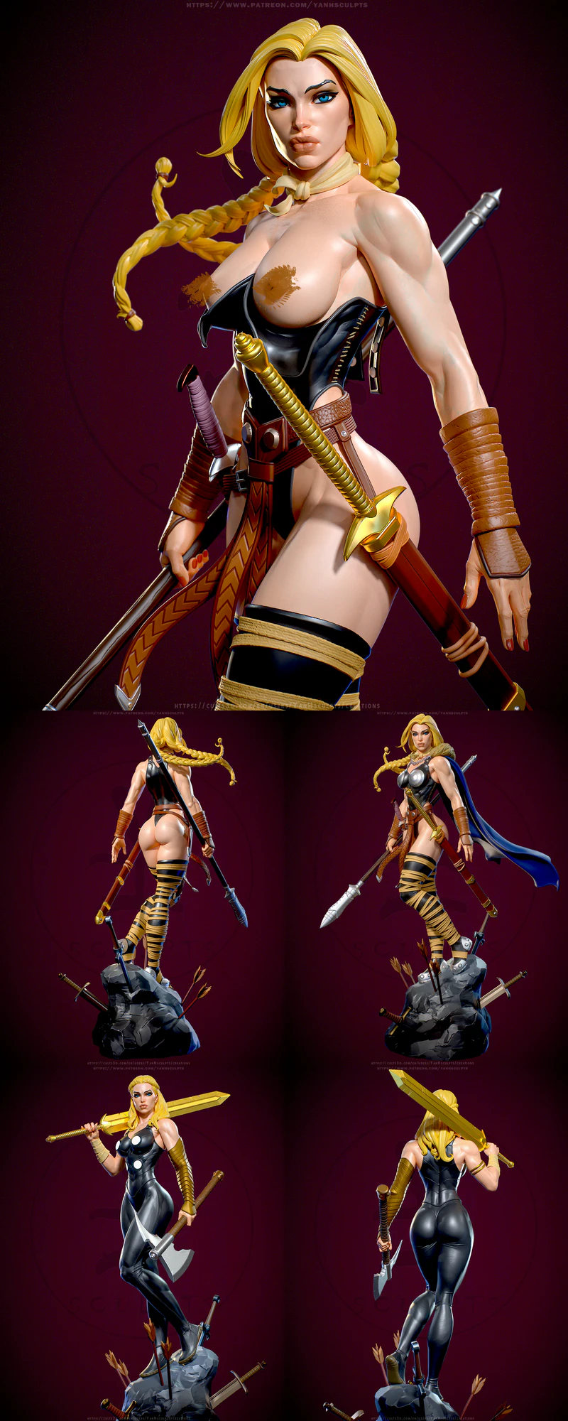 Valkyrie STL model for 3D printing