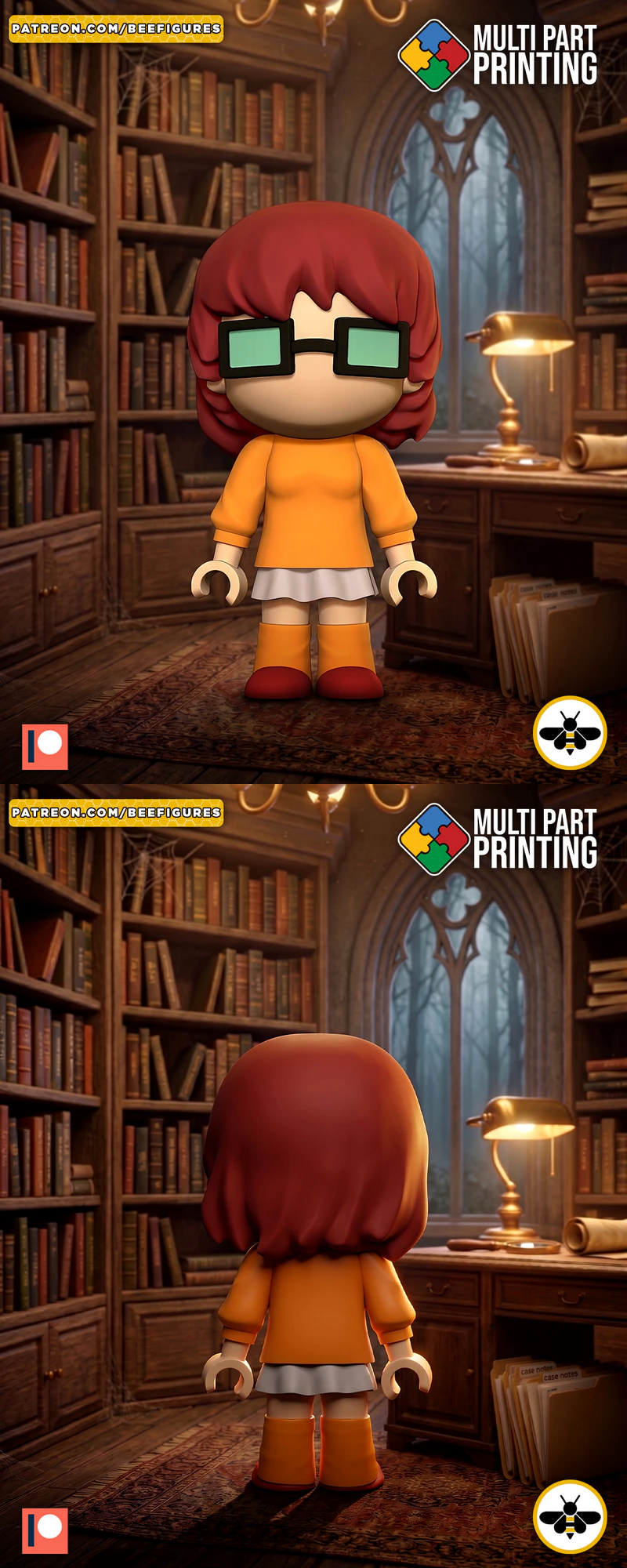 Velma Dinkley – Scooby-Doo STL model for 3D printing