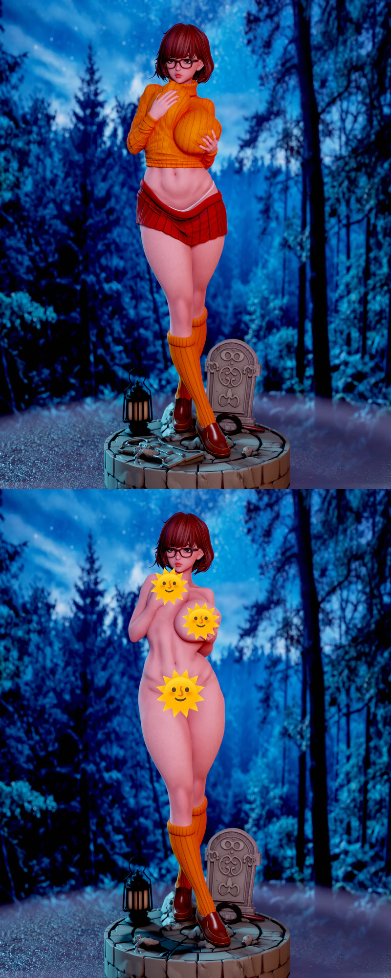 Velma – Inspired by Classic Mystery Cartoons STL model for 3D printing
