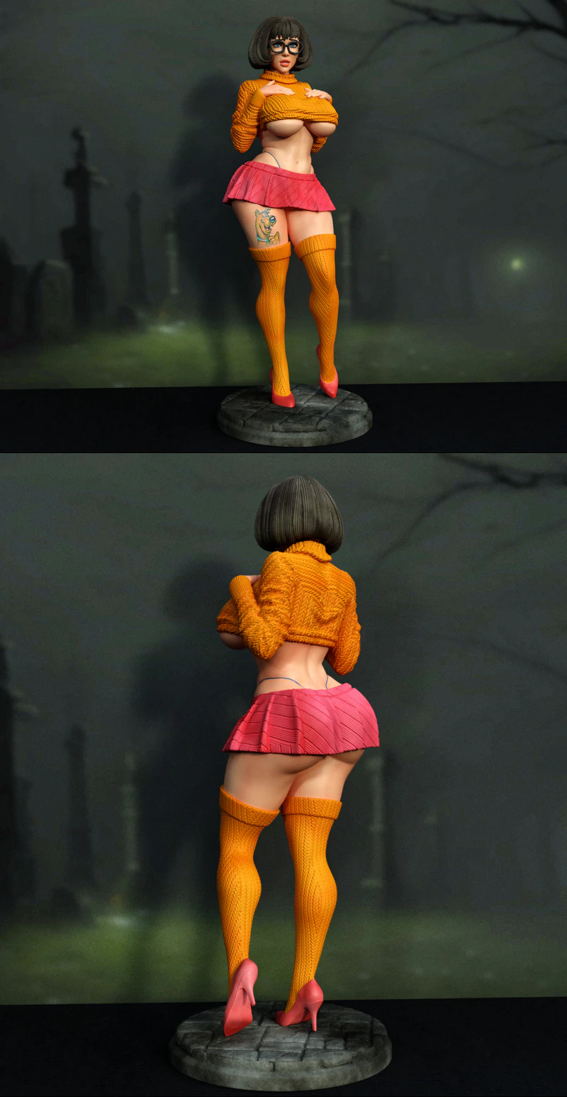 Velma Detective STL Figure for 3D Printer STL model for 3D printing
