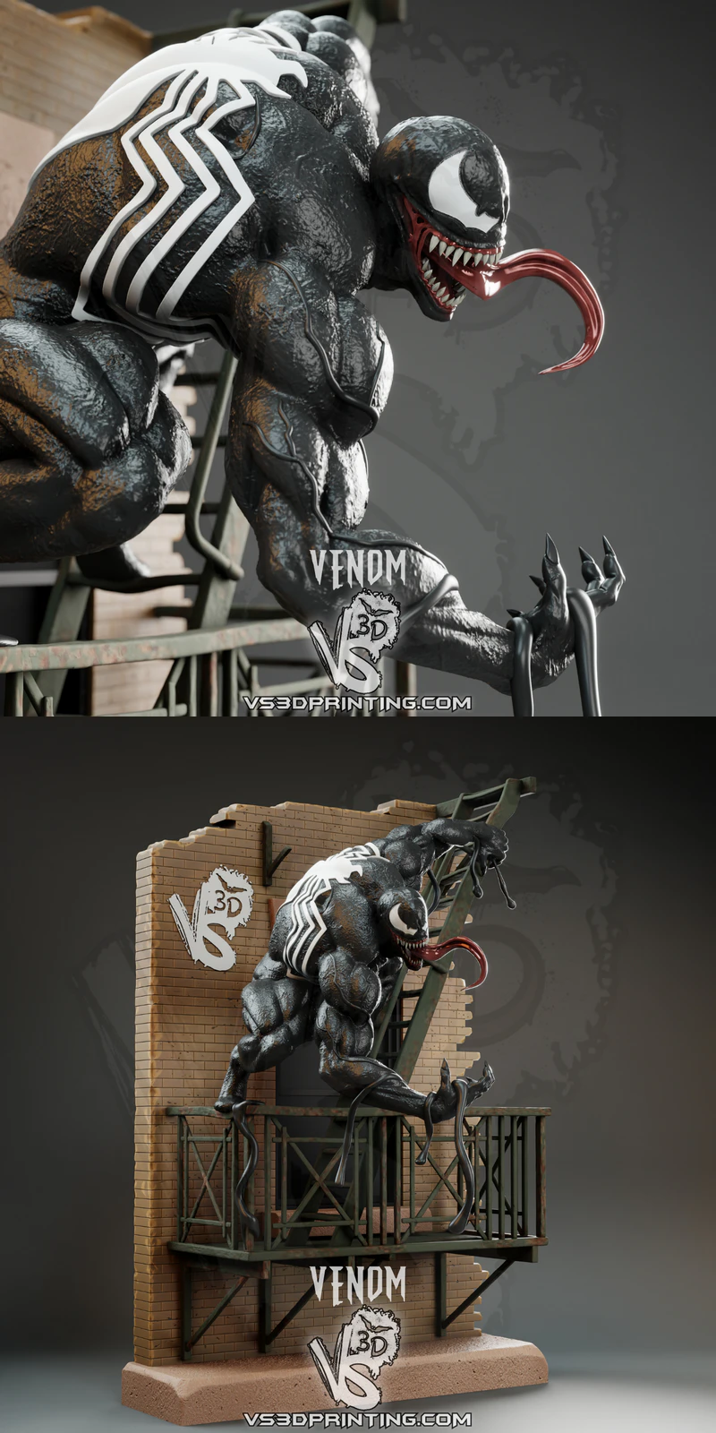 Venom 3D Printable STL Model for Resin Printing STL model for 3D printing