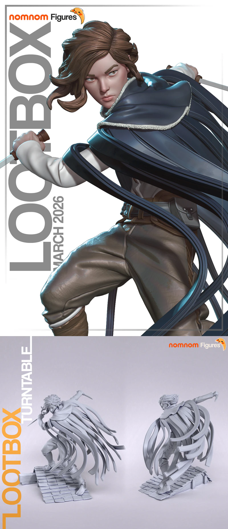 Vin from Mistborn STL File for 3D Printing STL model for 3D printing