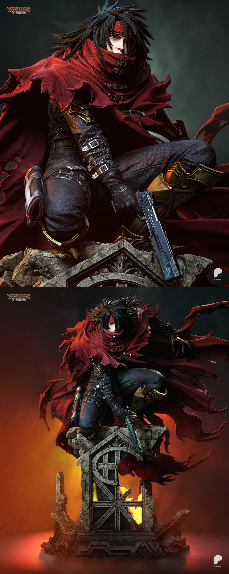 Vincent Valentine – Final Fantasy VII STL model for 3D printing