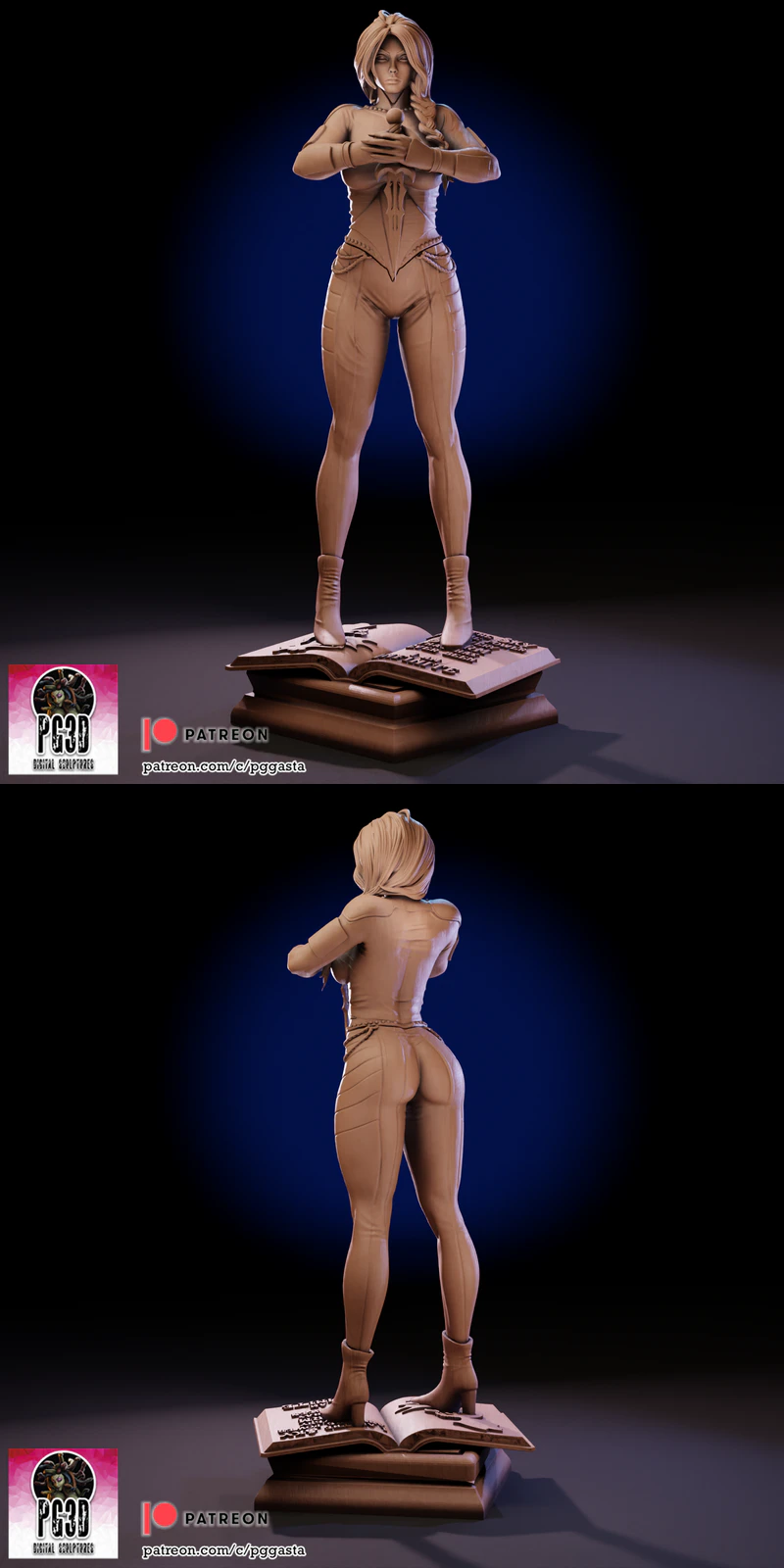 Violet Sorrengail STL 3D Printable Figure STL model for 3D printing