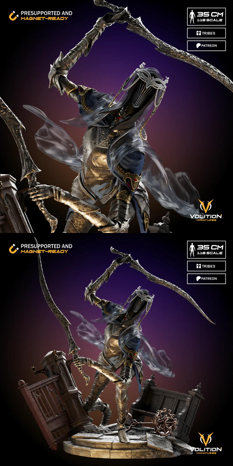 Dancer of the Boreal Valley STL model for 3D printing