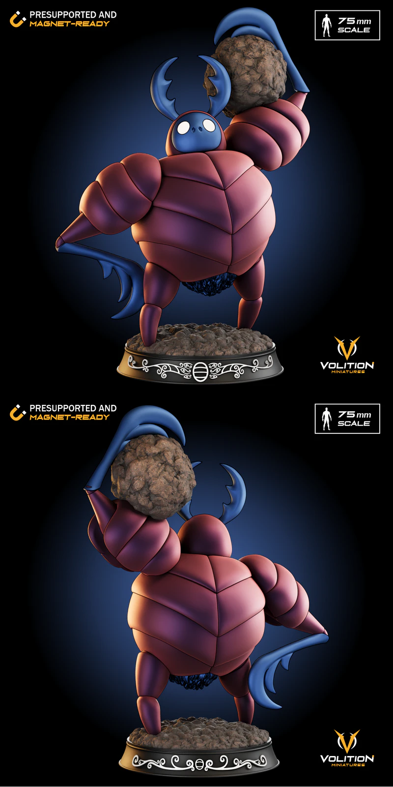 Hollow Knight – Dung Defender STL model for 3D printing