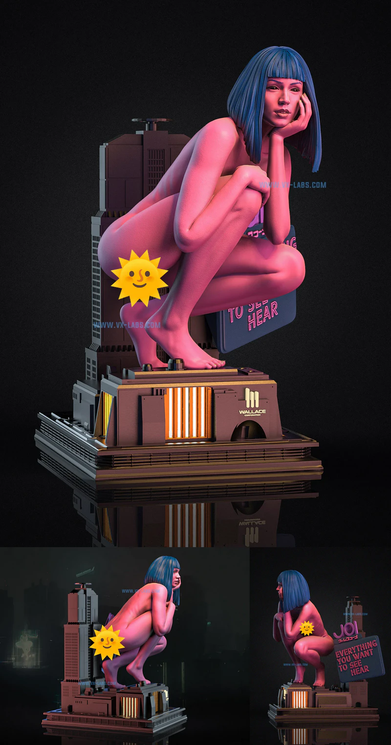 Joi Blade Runner 2049 3D Printable Figure STL File STL model for 3D printing