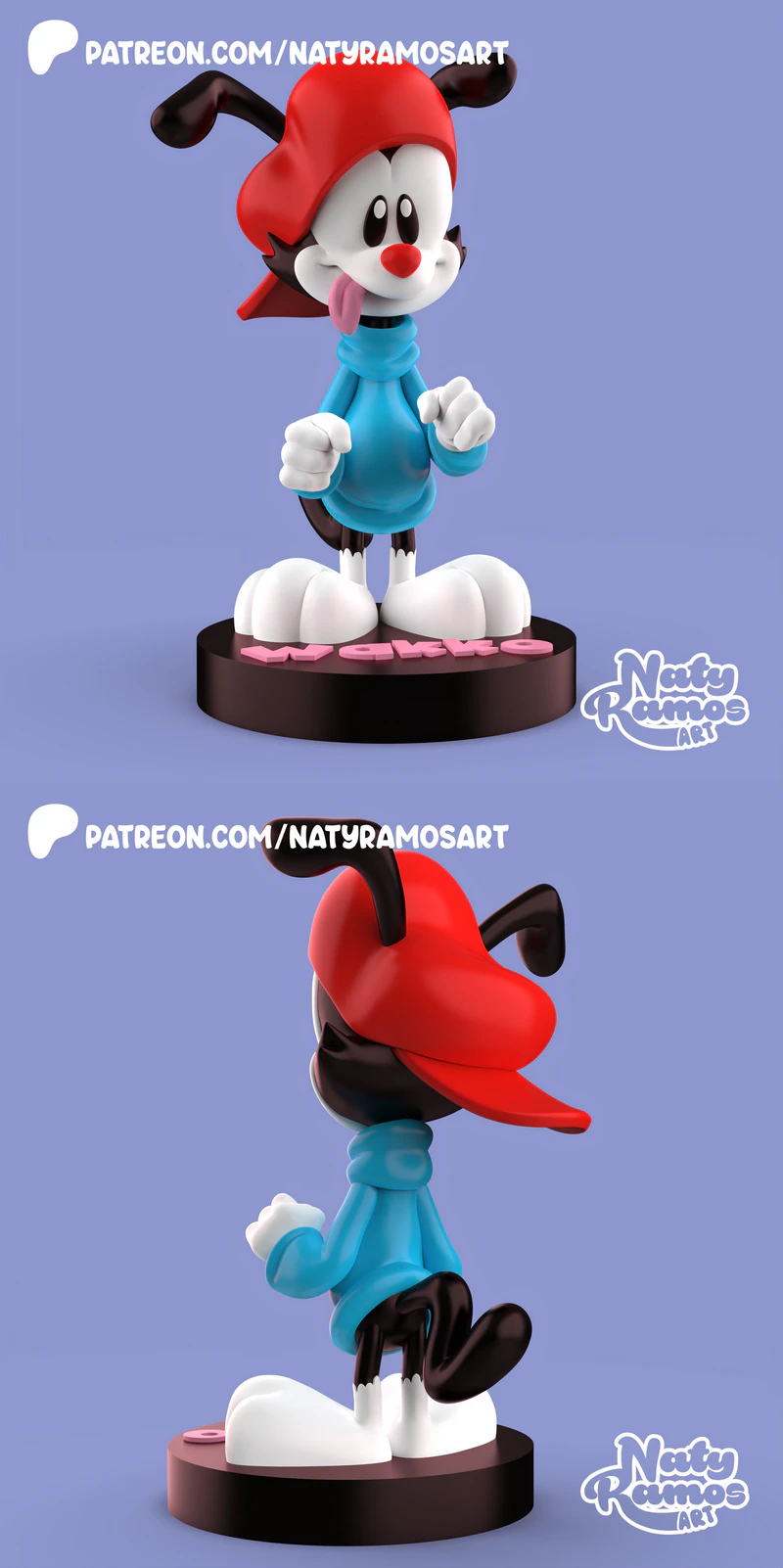 Wakko Animaniacs Cartoon Character STL 3D Printable Model STL model for 3D printing
