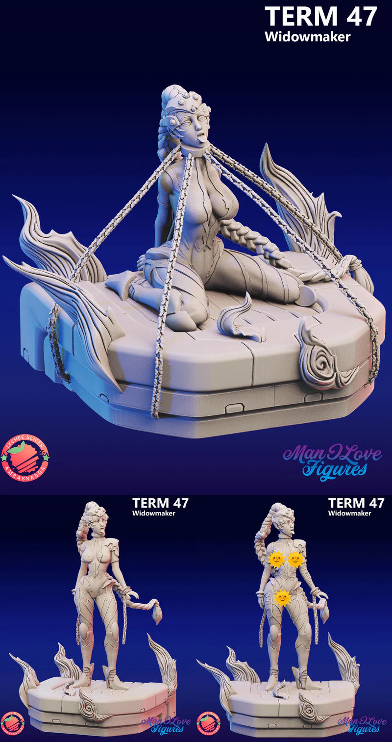 WIDOWMAKER Overwatch STL 3D Printable Figure STL model for 3D printing