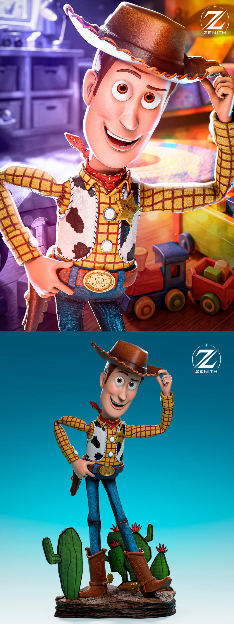 WOODY STL model for 3D printing