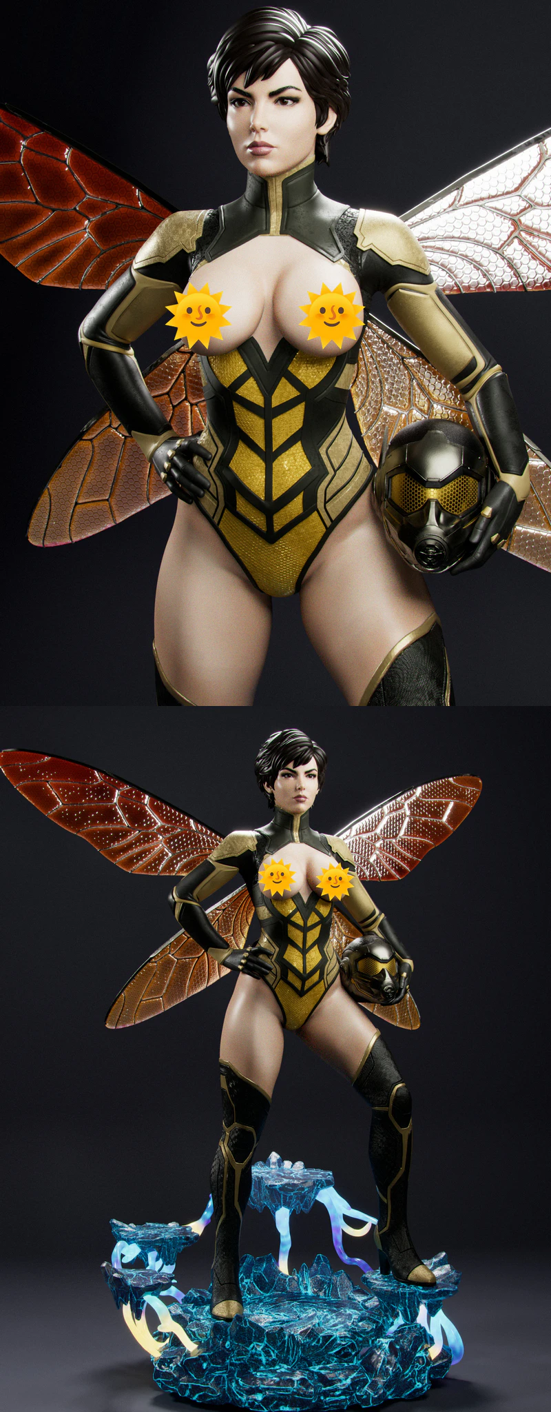 Wasp – Marvel Extra STL model for 3D printing