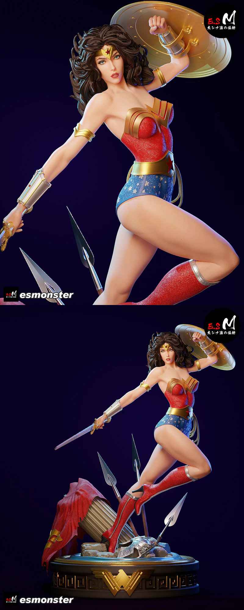 Wedon Woman 3D Printable STL Model for Resin Printer STL model for 3D printing